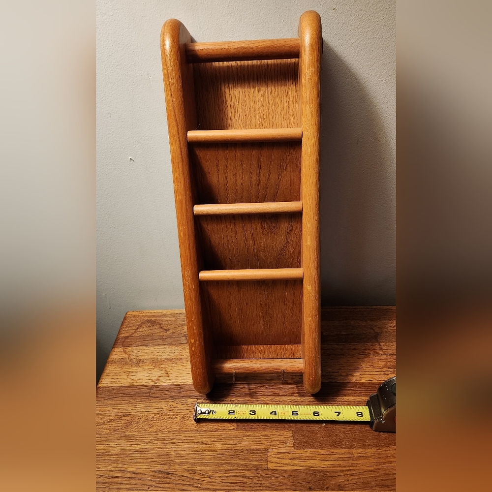 Solid white oak shelf
